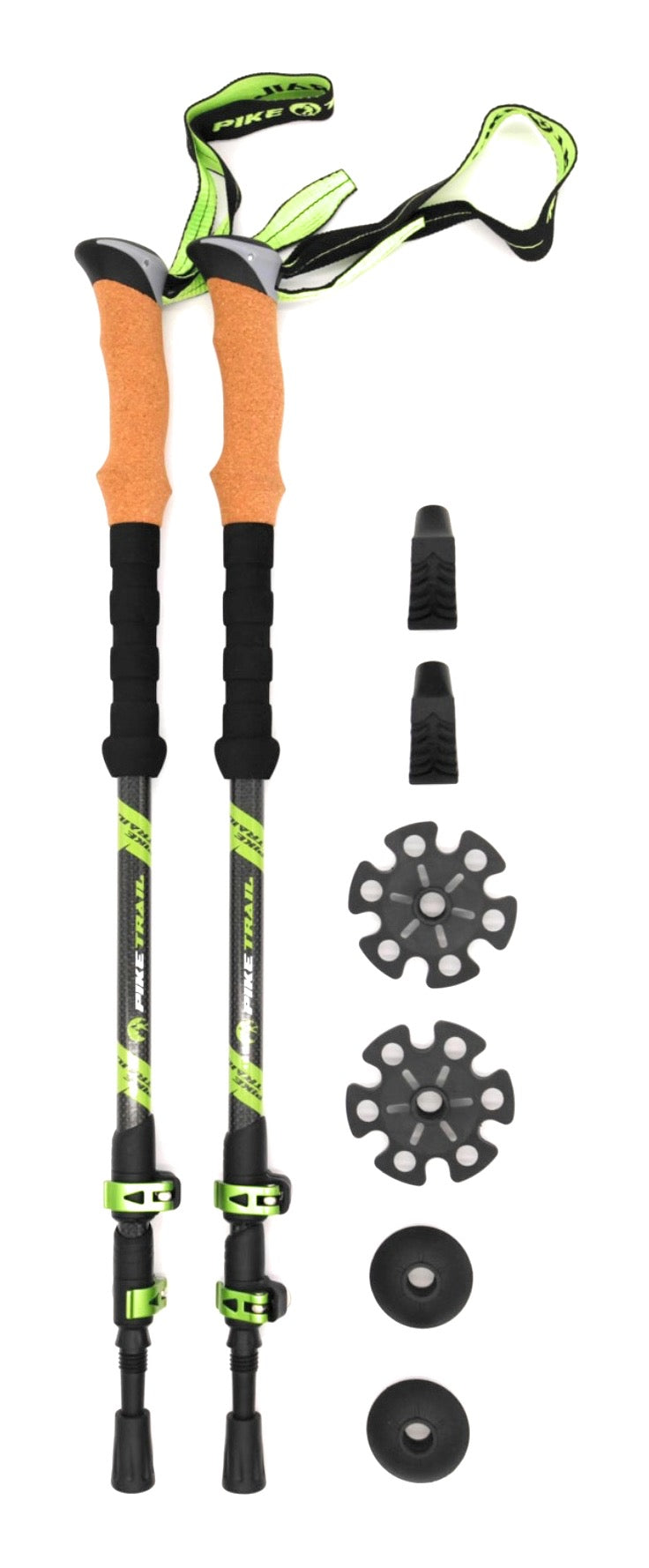 Pike Trail Carbon Fiber Trekking Poles – Lightweight, Adjustable Hiking Poles for Every Adventure
